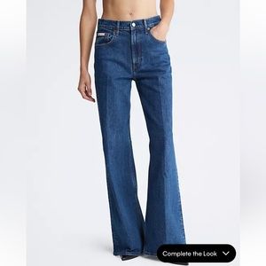 Ultra High Waist Wide Leg Fit Jeans